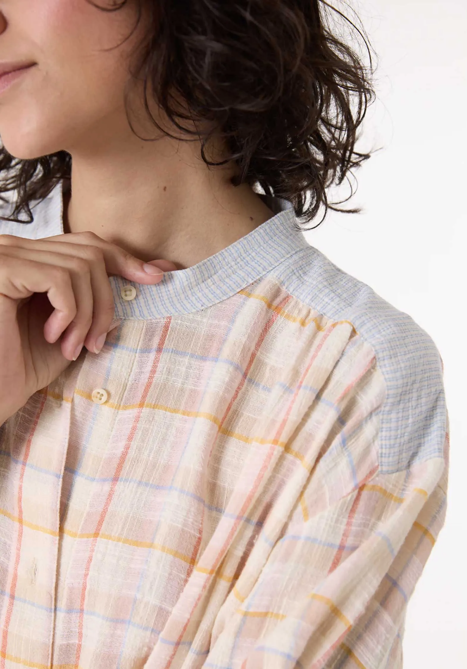 Bluse Ella Ella Celeste Multi Kleidung_Sacrecoeur