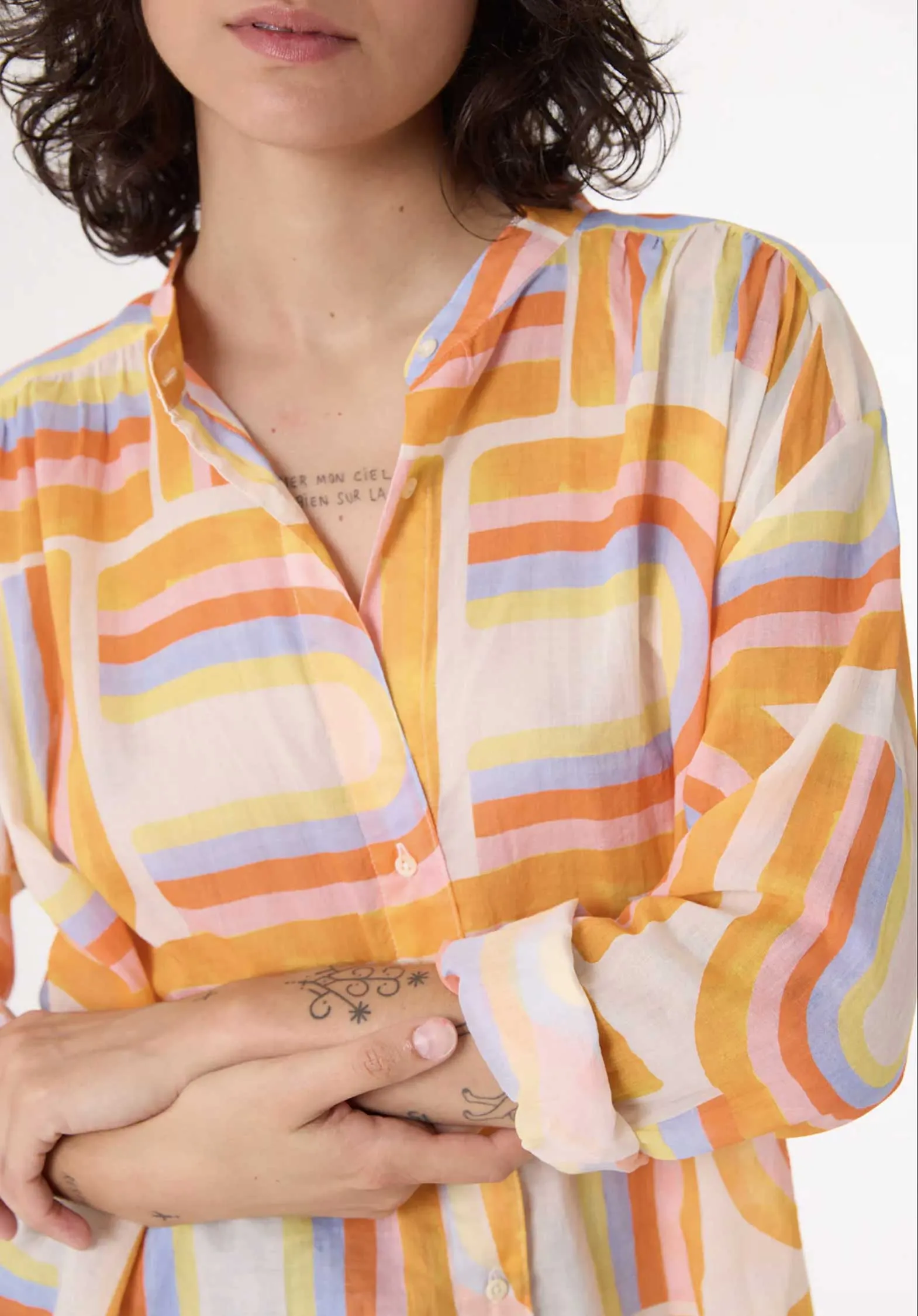 Bluse Ella Ella Regenbogen Mehrfarbig