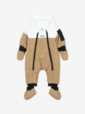 BOSS Baby Boys Schneeanzug in Braun