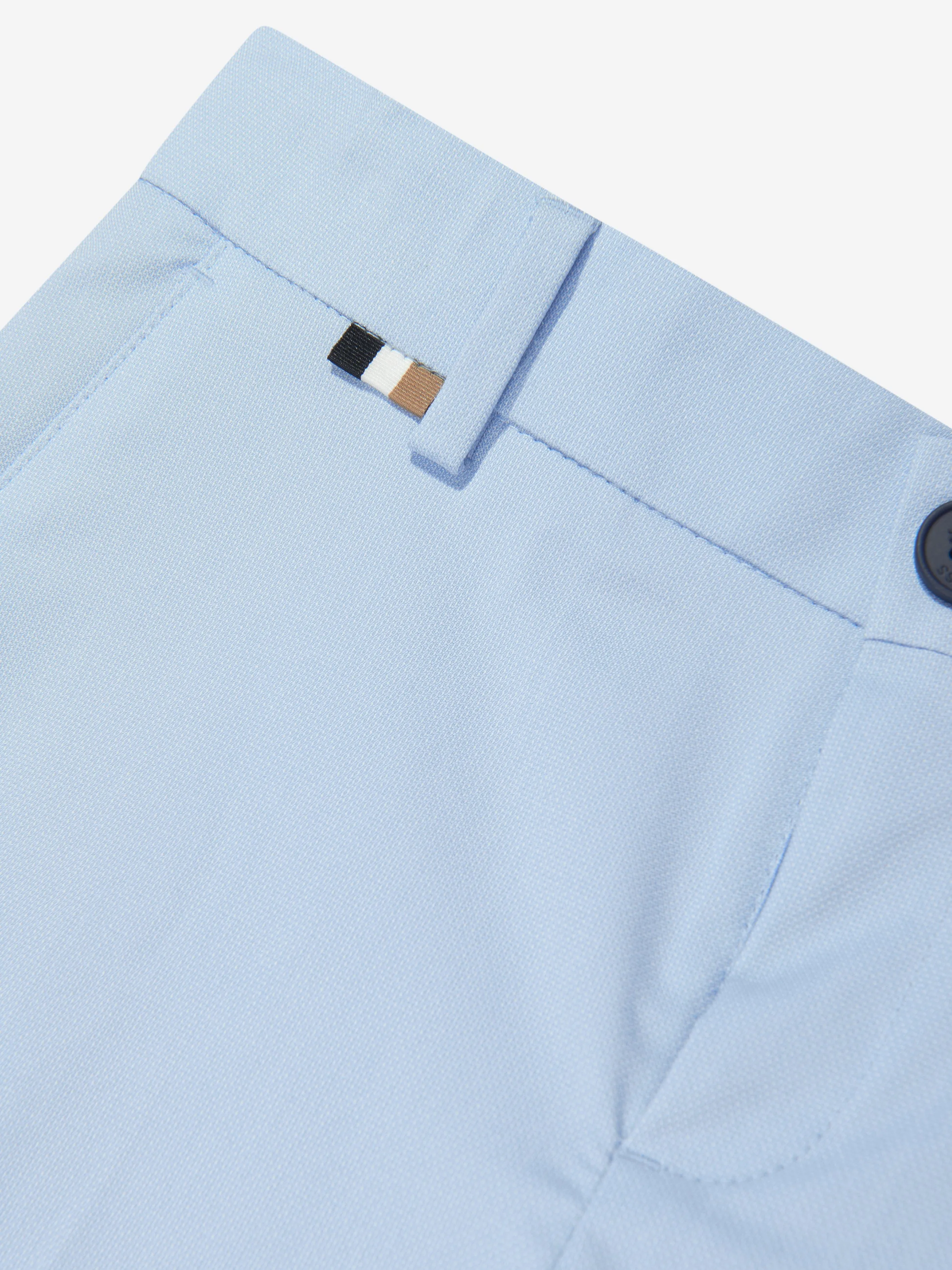 BOSS Boys Marken-Shorts in Blau