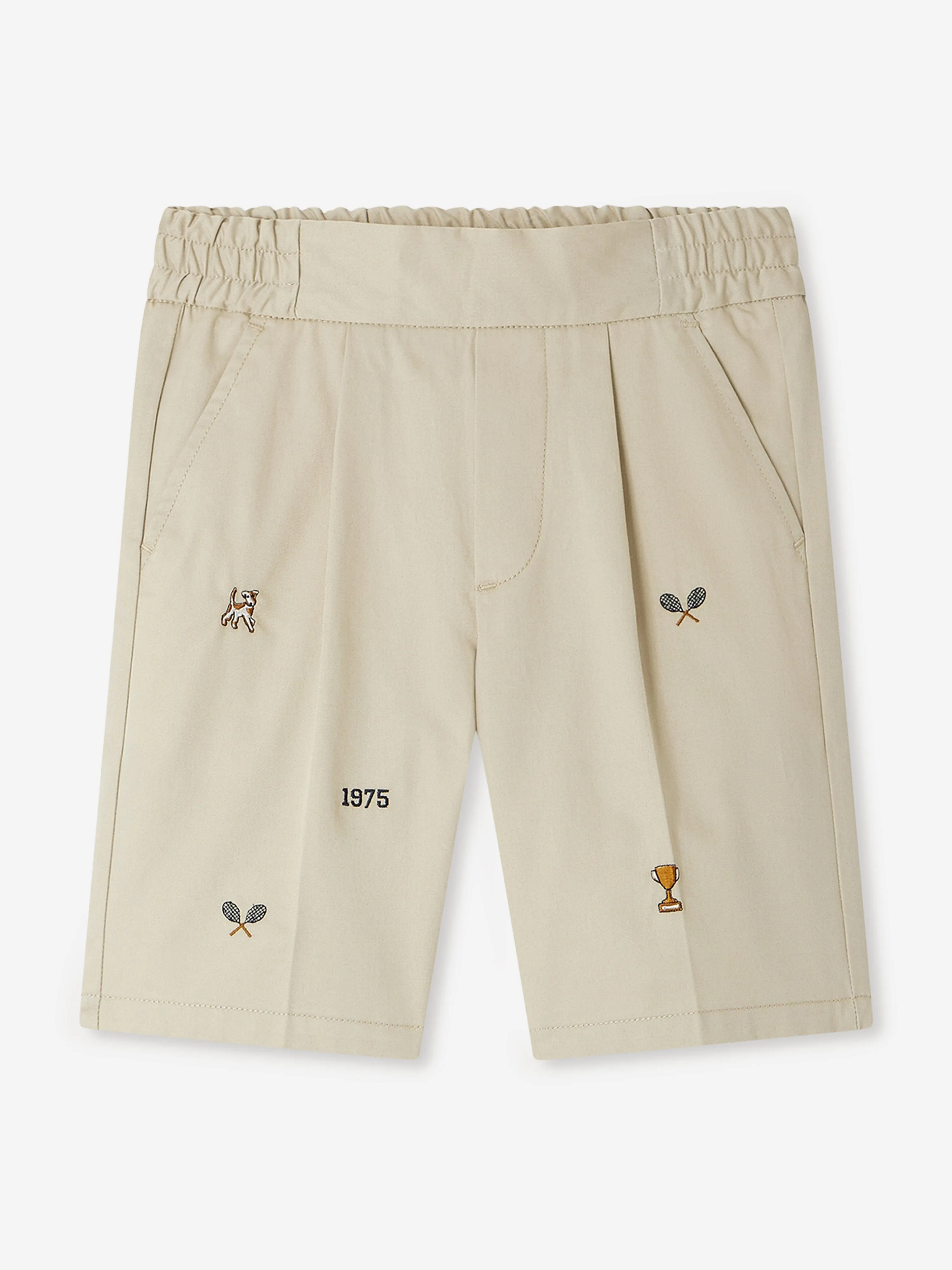 Christliche Jungen-Shorts in Beige