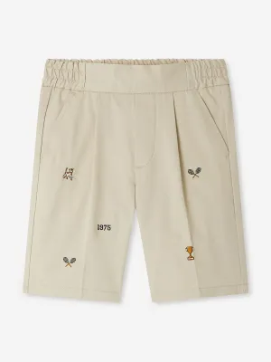 Christliche Jungen-Shorts in Beige