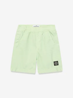 Jungen Kompass Logo Badeshorts in Grün
