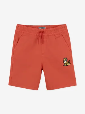 Jungen Kotora Bermuda-Shorts in Rot
