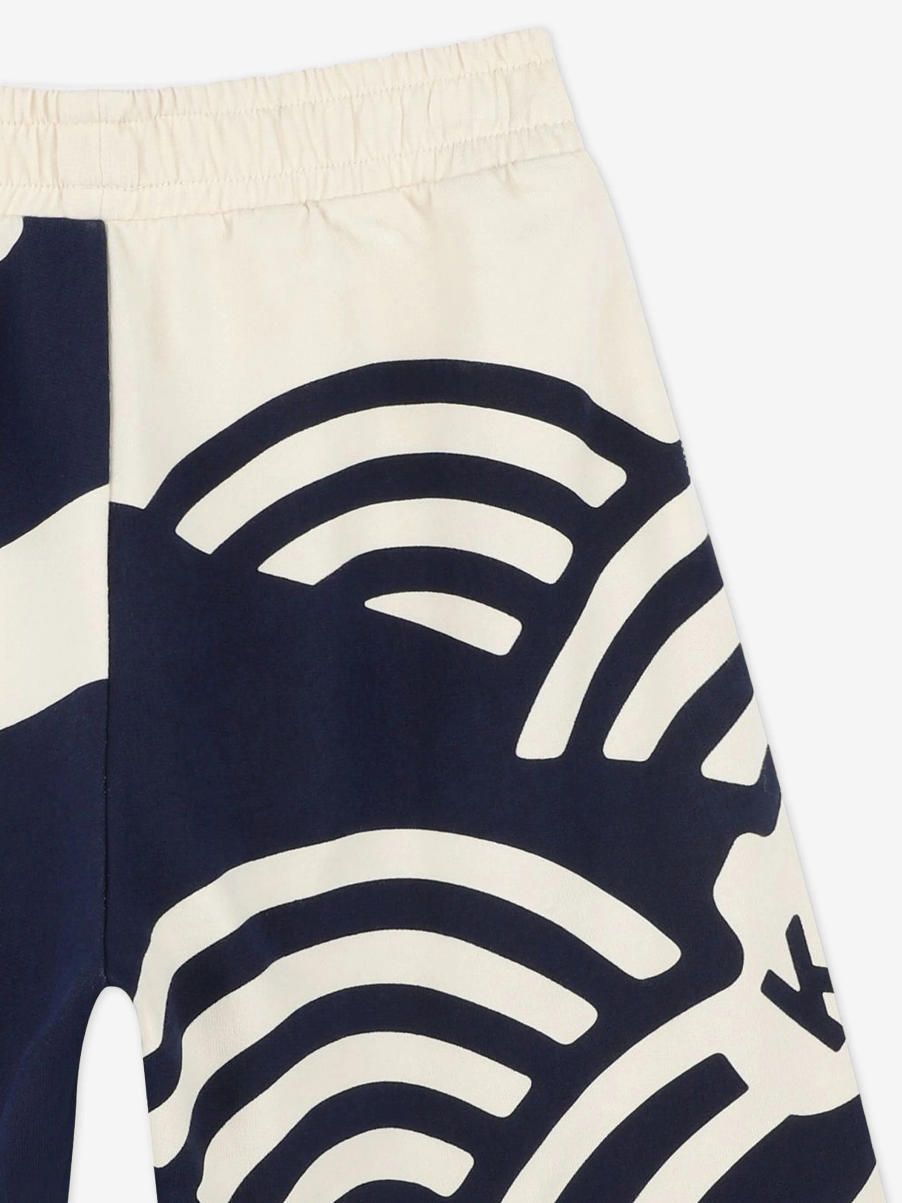 Jungen Logo Bermuda-Shorts in Beige