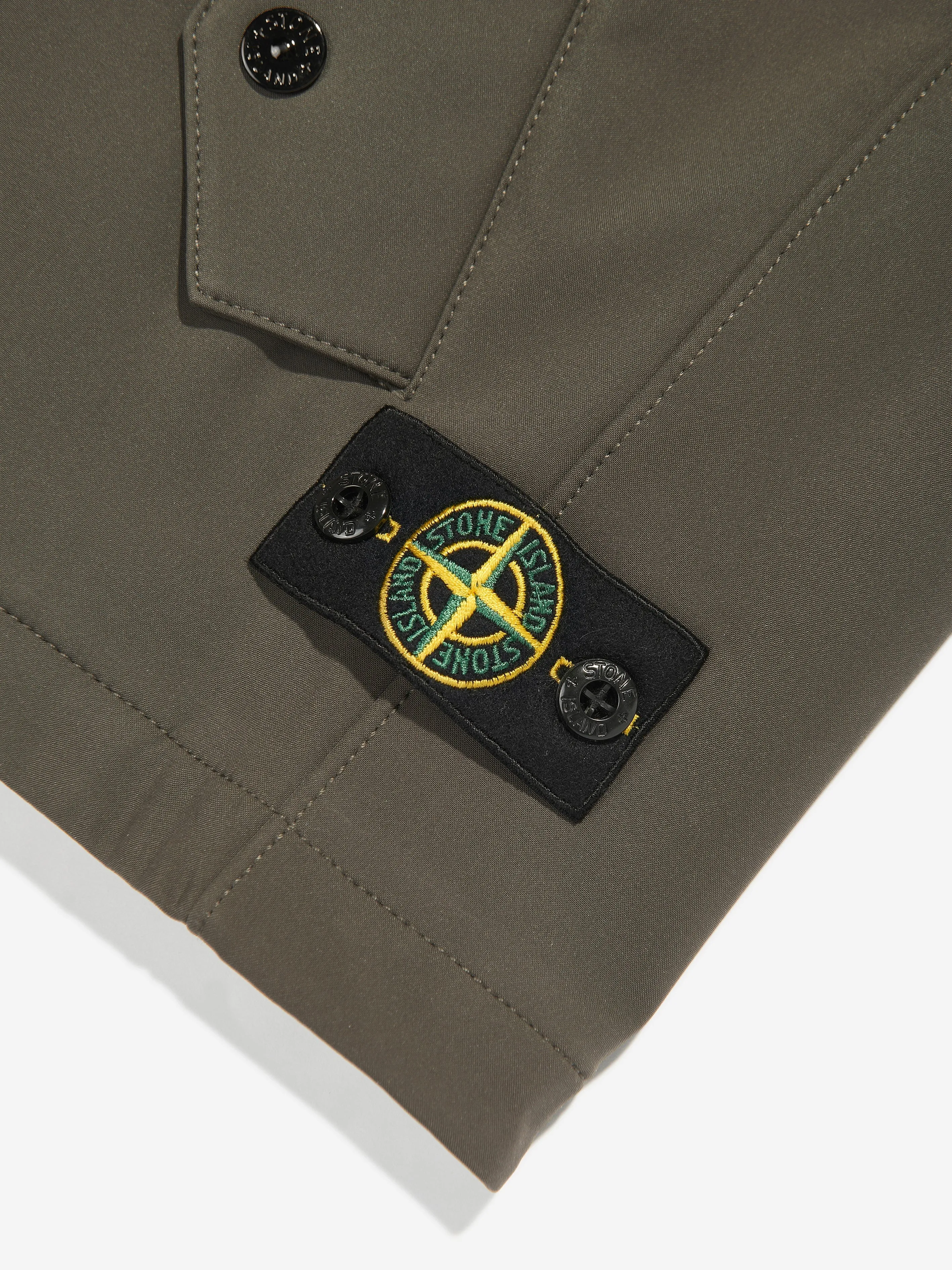 Jungen Logo Gilet in Grün