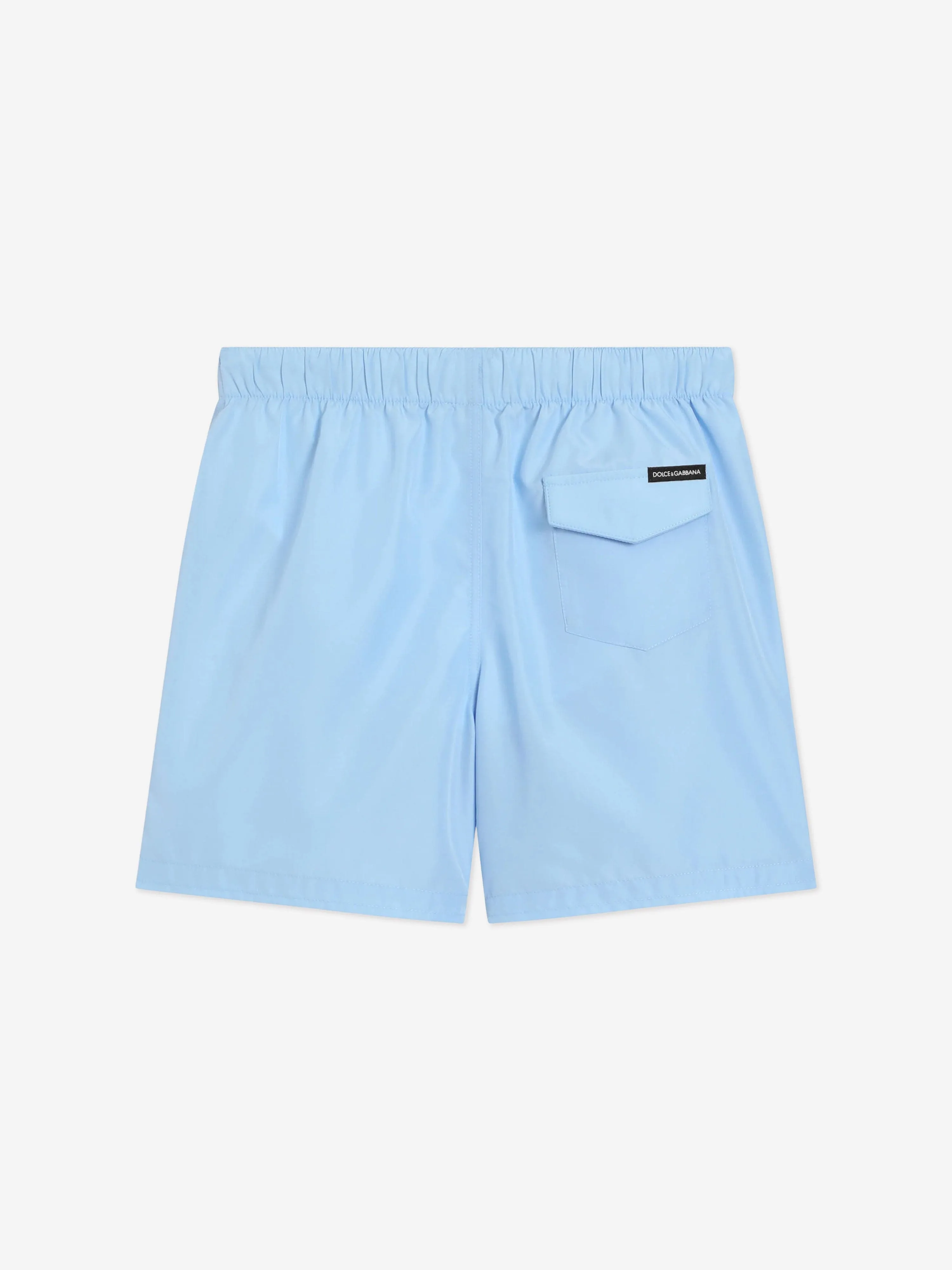 Badehorts für Jungen mit Logo in Blau