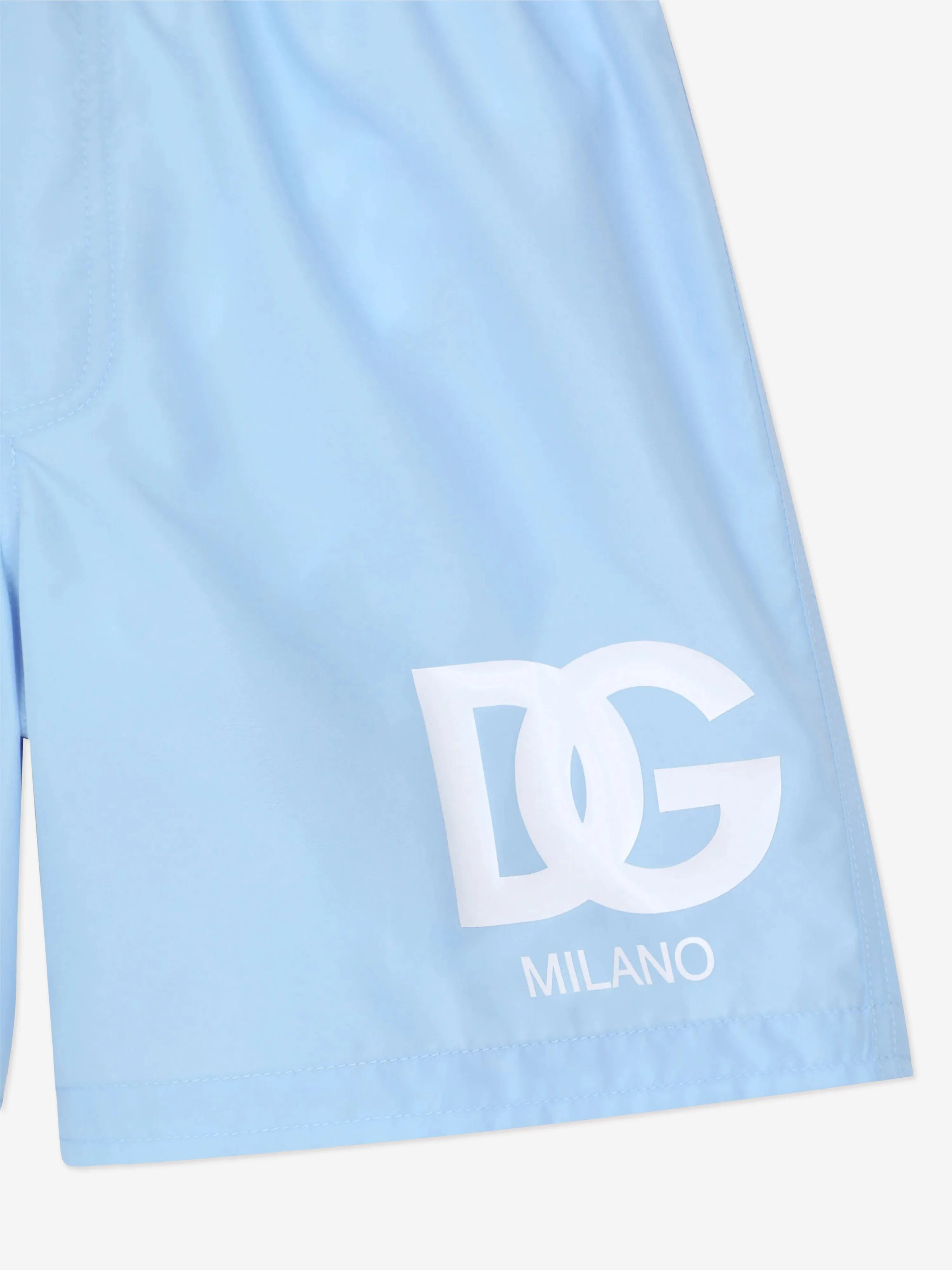 Badehorts für Jungen mit Logo in Blau