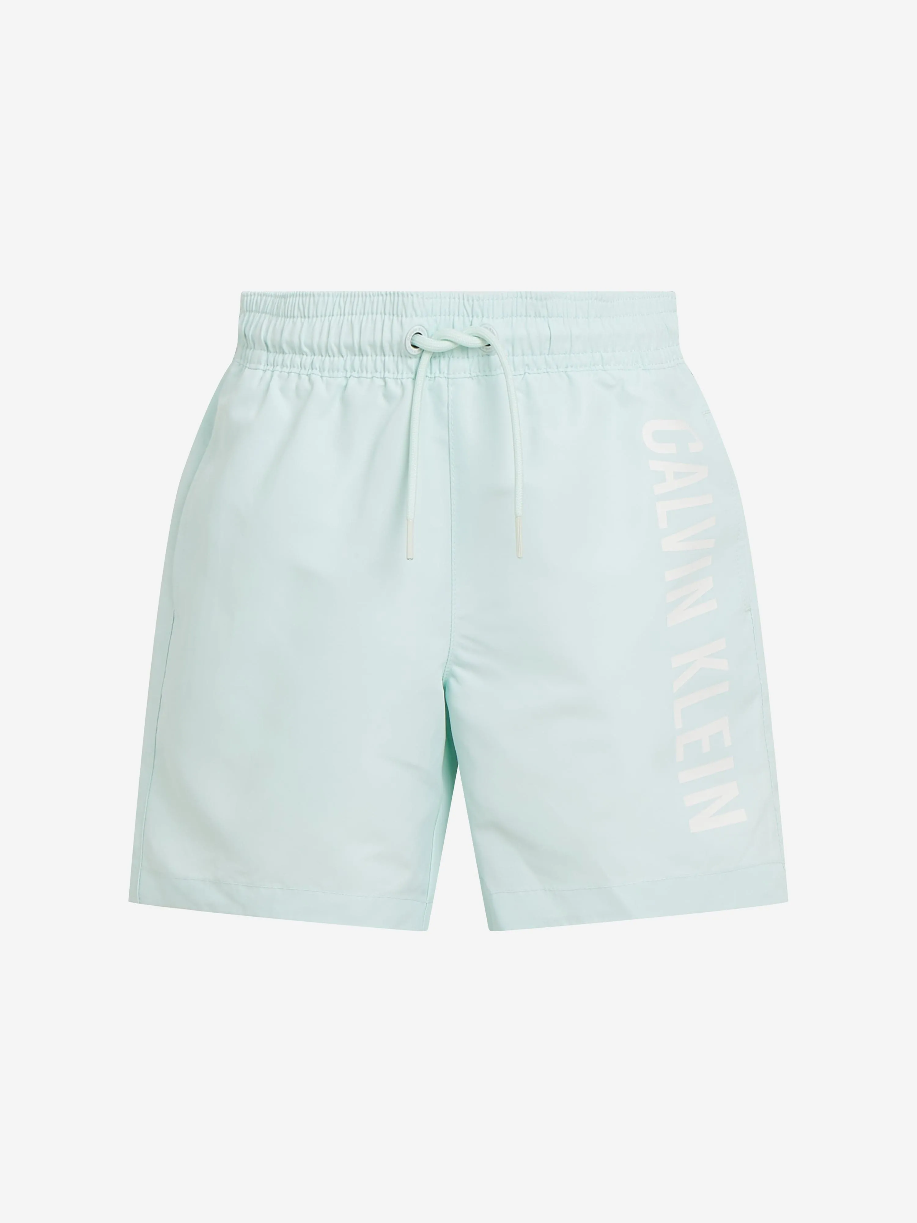 Jungen Logo Badeshorts in Grün