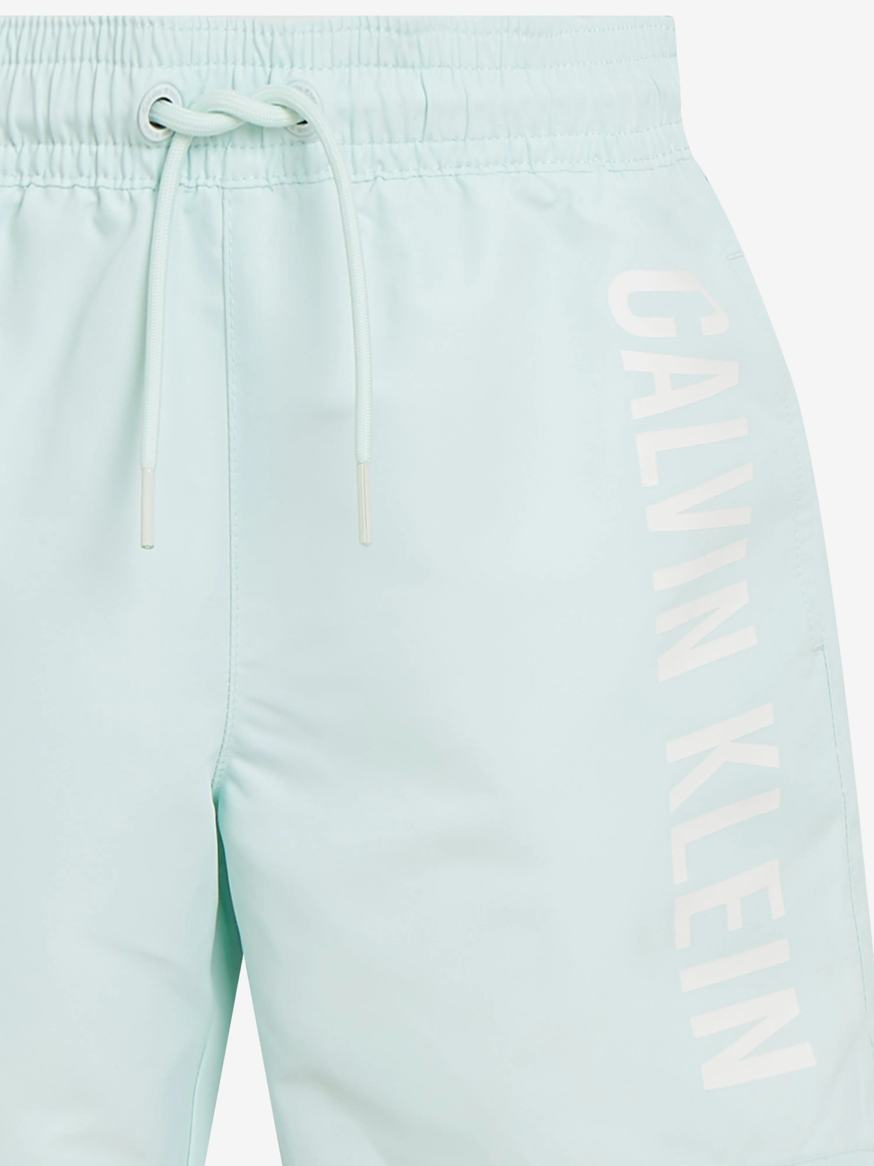 Jungen Logo Badeshorts in Grün