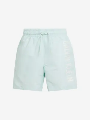 Jungen Logo Badeshorts in Grün