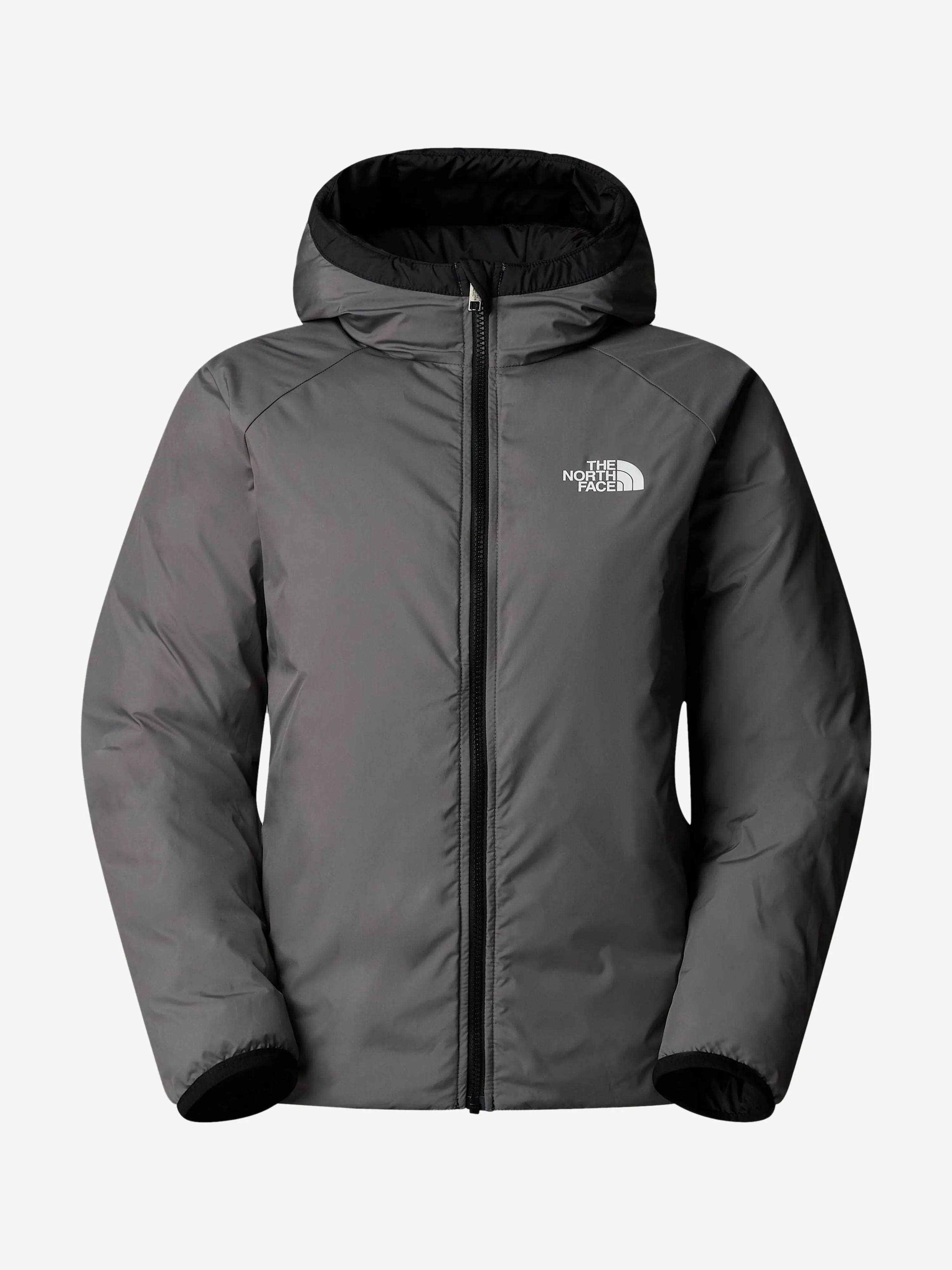 Jungen Reversible Perrito Kapuzenjacke in Schwarz