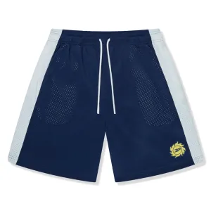 Broken Planet Mesh White Blue Shorts Broken Planet Clothing