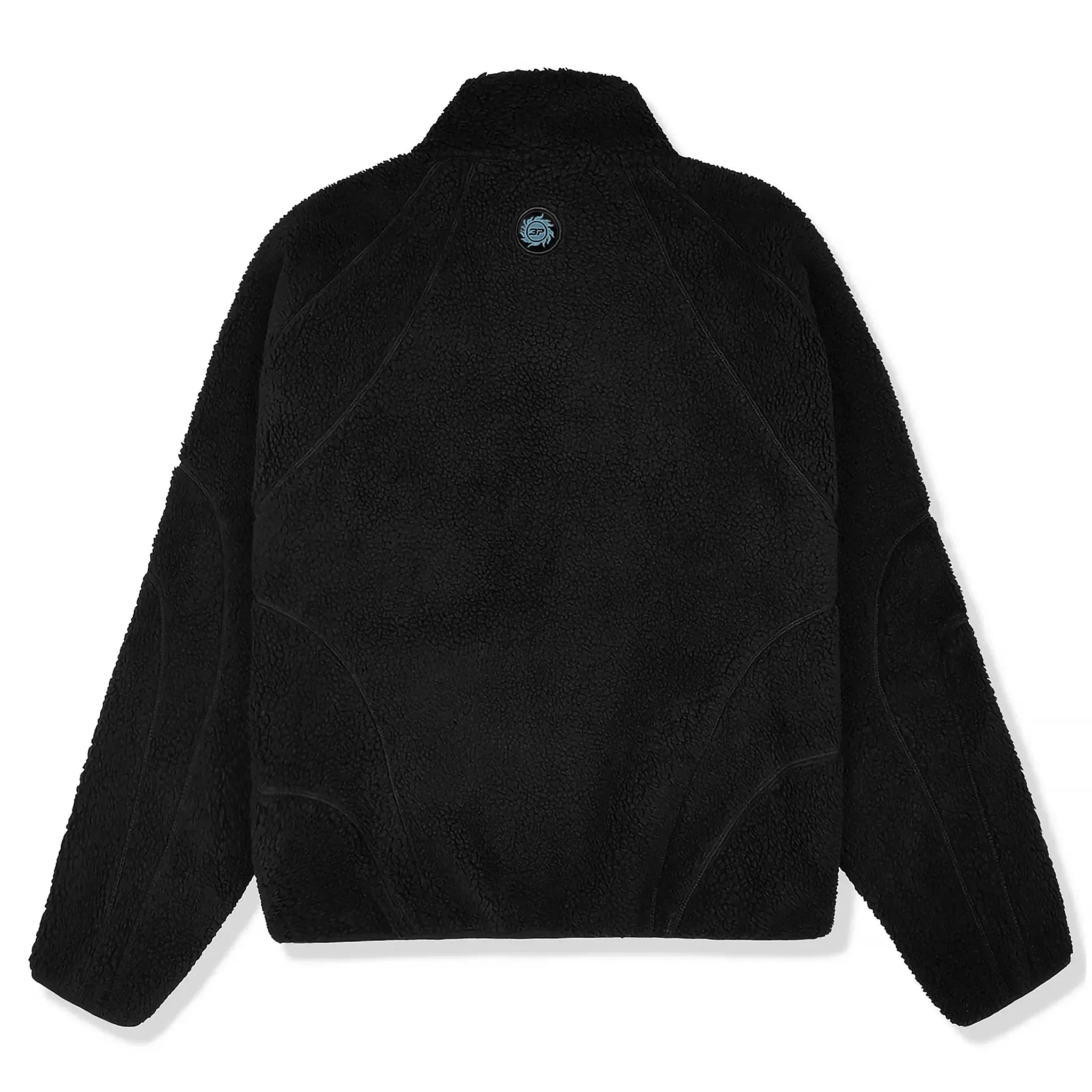 Broken Planet Mitternachtsschwarzer Polar Fleece Broken Planet Kleidung