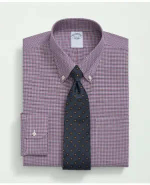 Brooks Brothers Herren Big & Tall Stretch Supima-Baumwolle Bügelfrei Poplin Polo Knopfleiste Dunkelrot Brooks Brothers