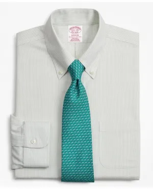 Brooks Brothers Herren Cool Madison lässig geschnittenes Hemd Grün Brooks Brothers