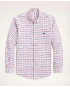 Brooks Brothers Herren Madison Sporthemd in entspannter Passform Rot Brooks Brothers