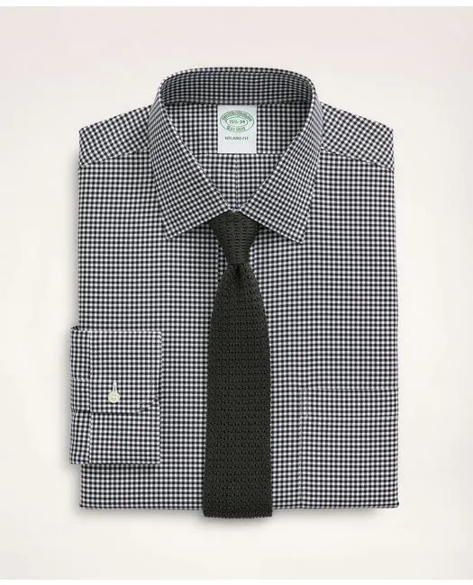 Brooks Brothers Herren Stretch Milano Slim-Fit Hemd Schwarz Brooks Brothers