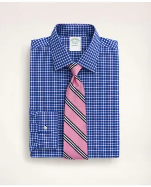 Brooks Brothers Herren Stretch Milano Slim-Fit Hemd Blau Brooks Brothers