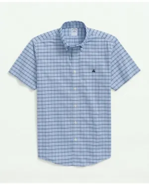 Brooks Brothers Herren Stretch Nicht-Bügeln Oxford Button-Down Kragen Hellblau Brooks Brothers