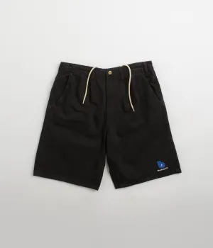 Butter Goods x Blue Note Plissierte Denim Shorts - Gewaschen Schwarz Butter Goods