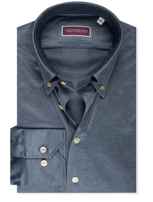 Buttondown Stretch Hemd Petrol