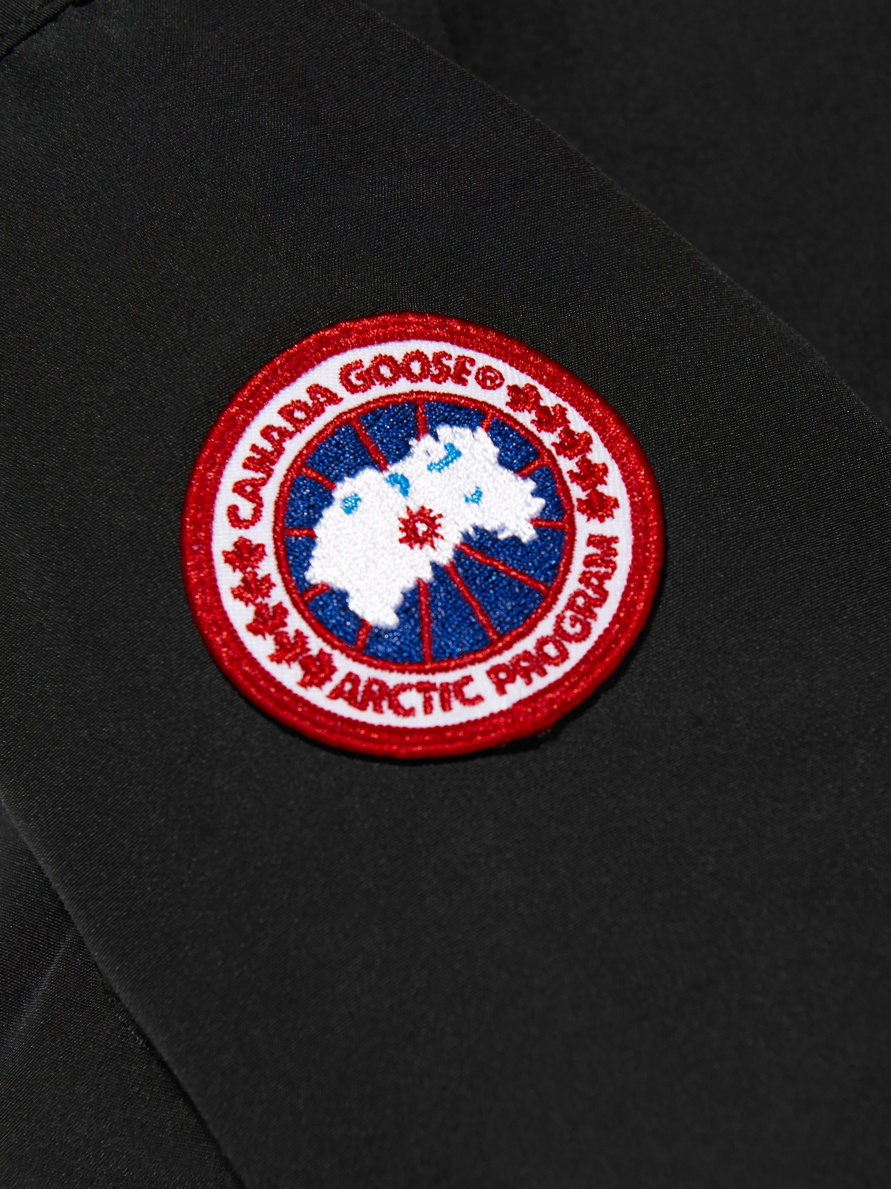 Canada Goose Baby Lamm Schneeanzug in Schwarz