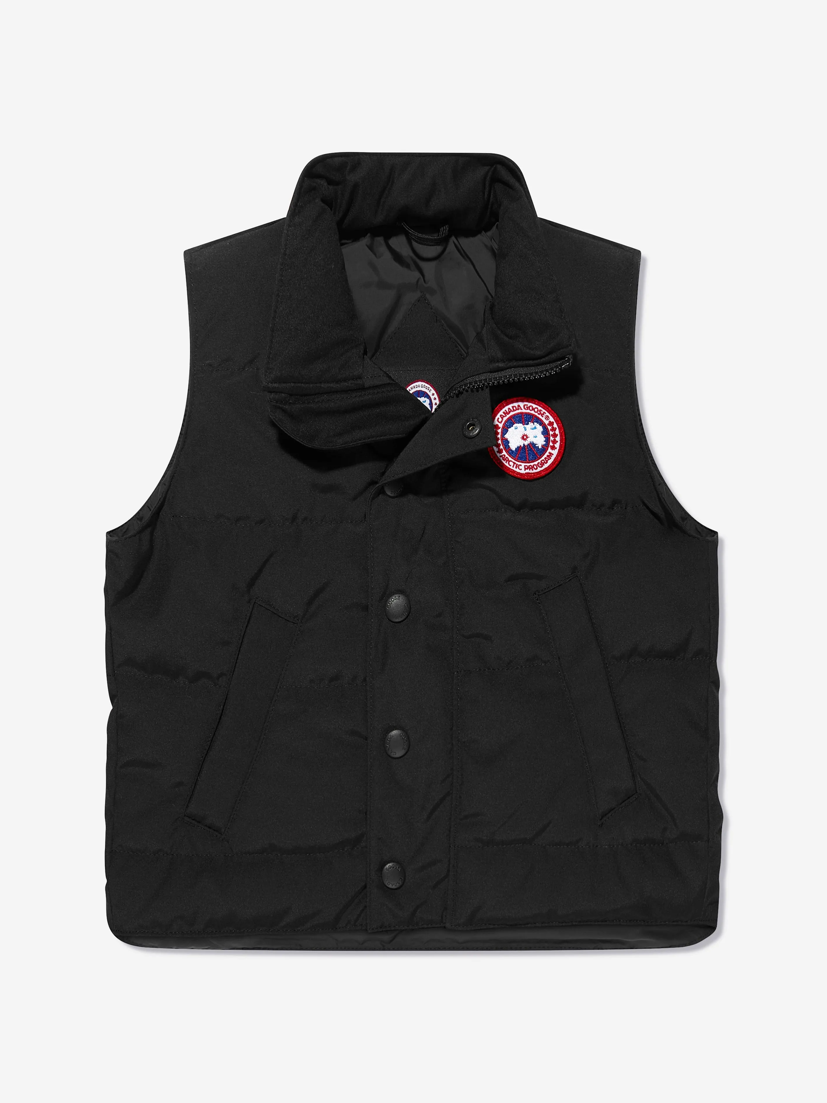 Canada Goose Kinder Daunengefüttertes Vanier Gilet in Schwarz