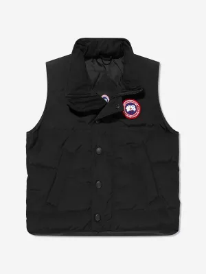 Canada Goose Kinder Daunengefüttertes Vanier Gilet in Schwarz