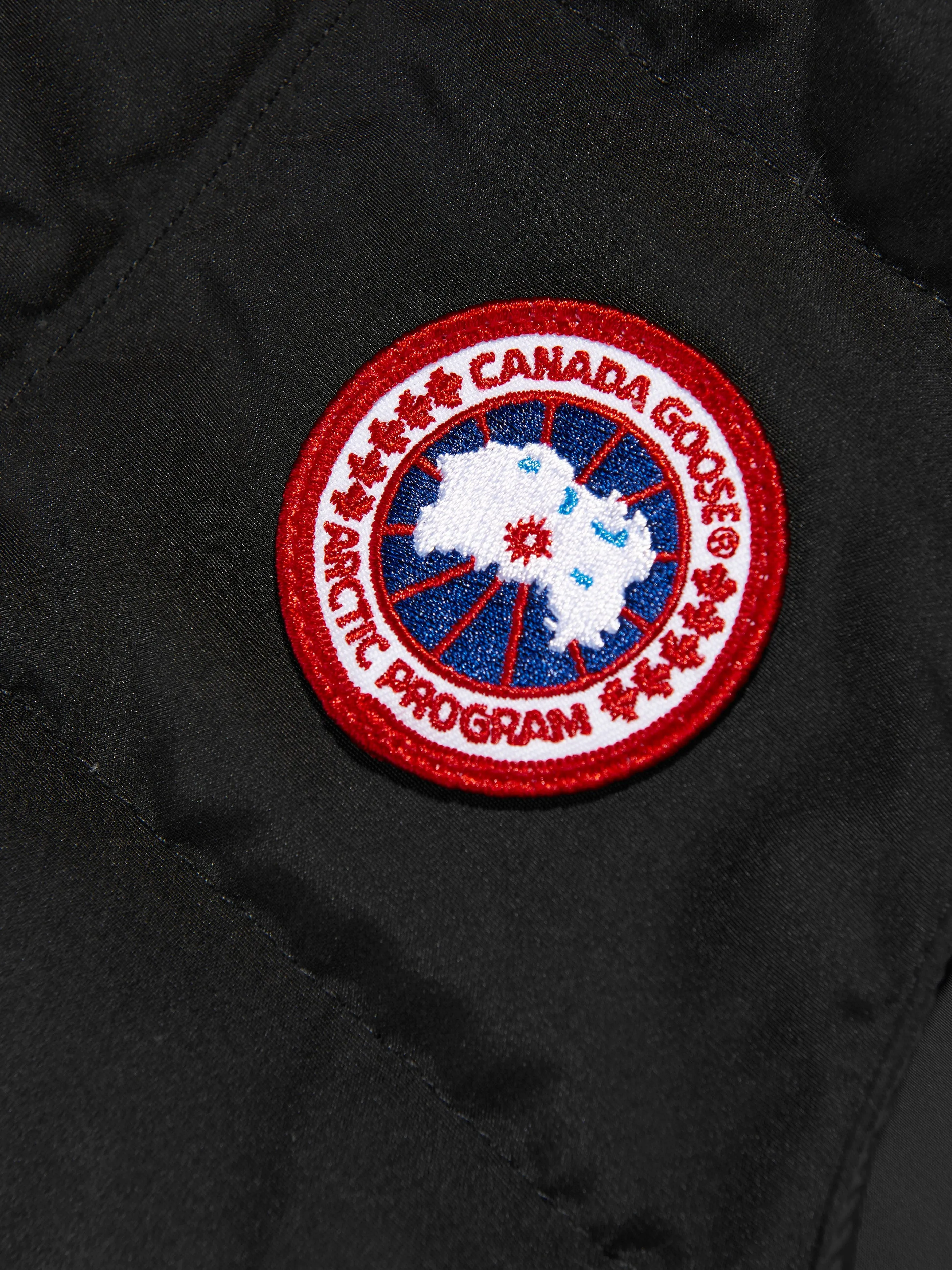 Canada Goose Kinder Daunengefüttertes Vanier Gilet in Schwarz