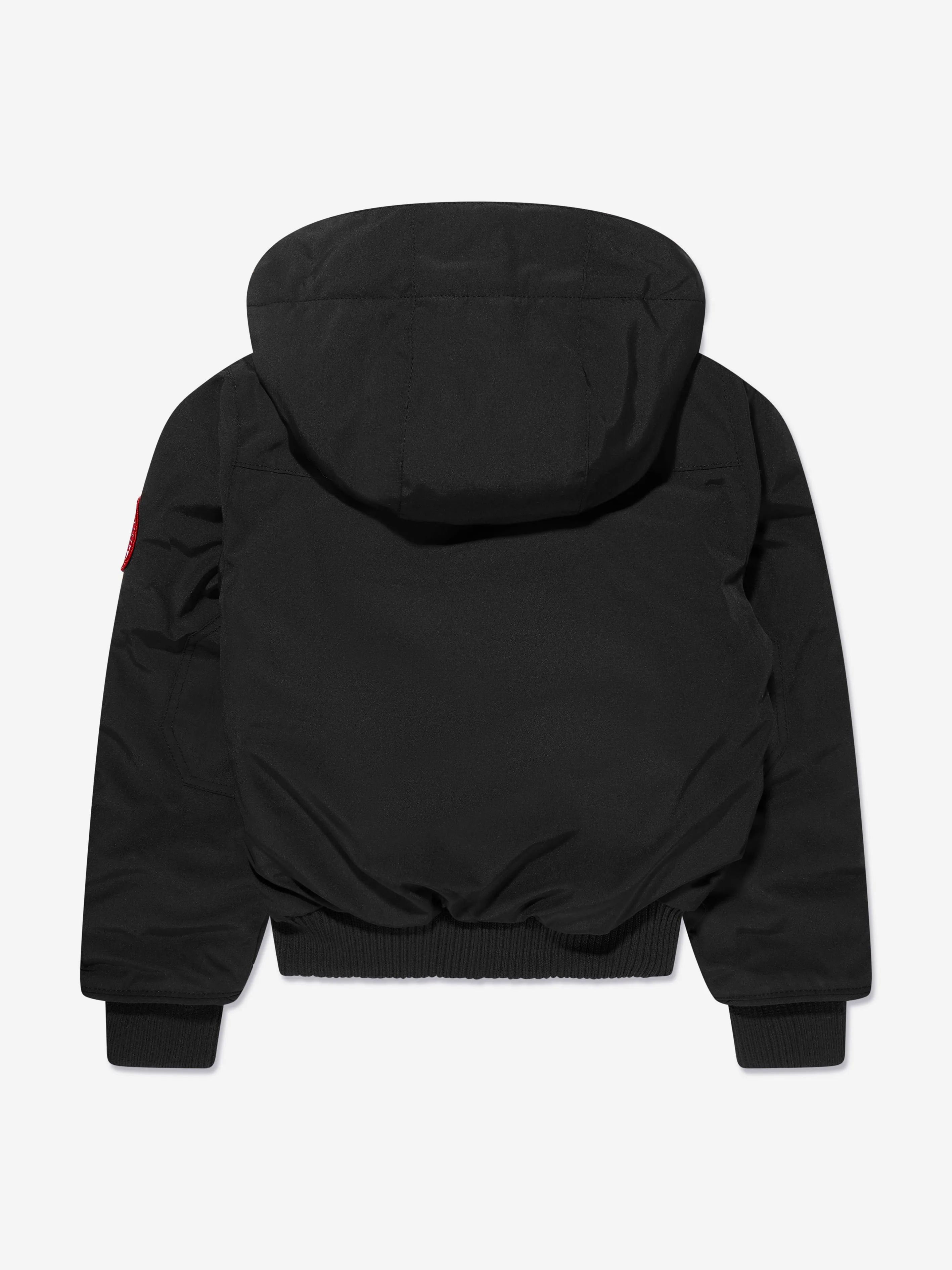 Canada Goose Kids Grizzly Bomber in Schwarz