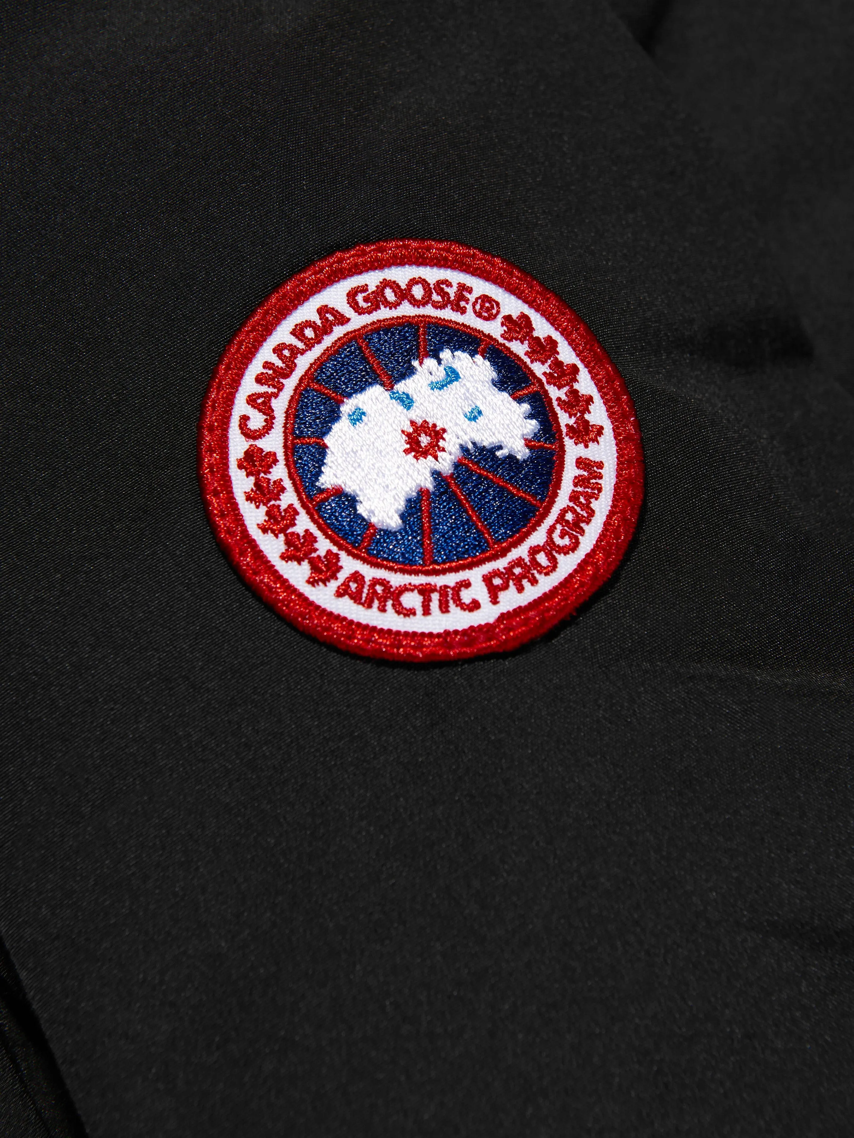 Canada Goose Kids Grizzly Bomber in Schwarz