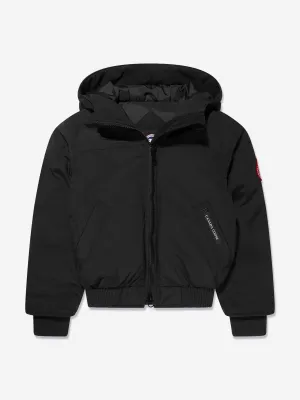 Canada Goose Kids Grizzly Bomber in Schwarz