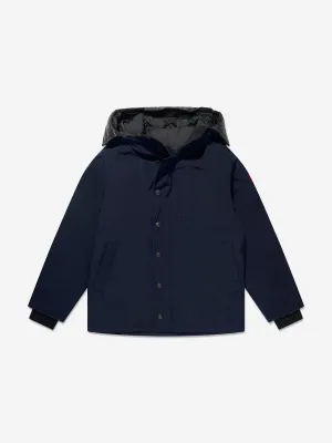 Canada Goose Kids Logan Parka in Marineblau