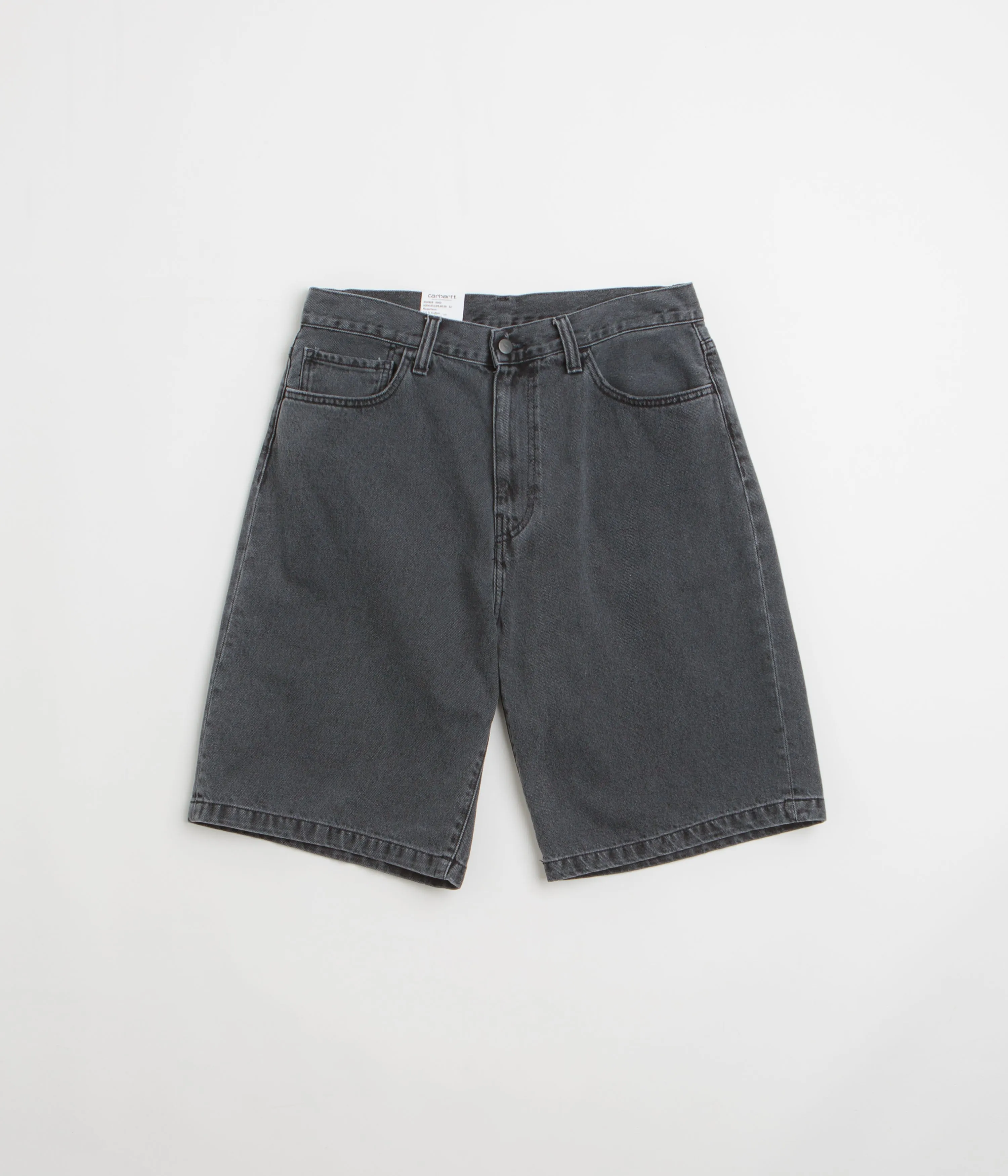 Carhartt Landon Shorts - Schwarz Heavy Stone Wash Carhartt