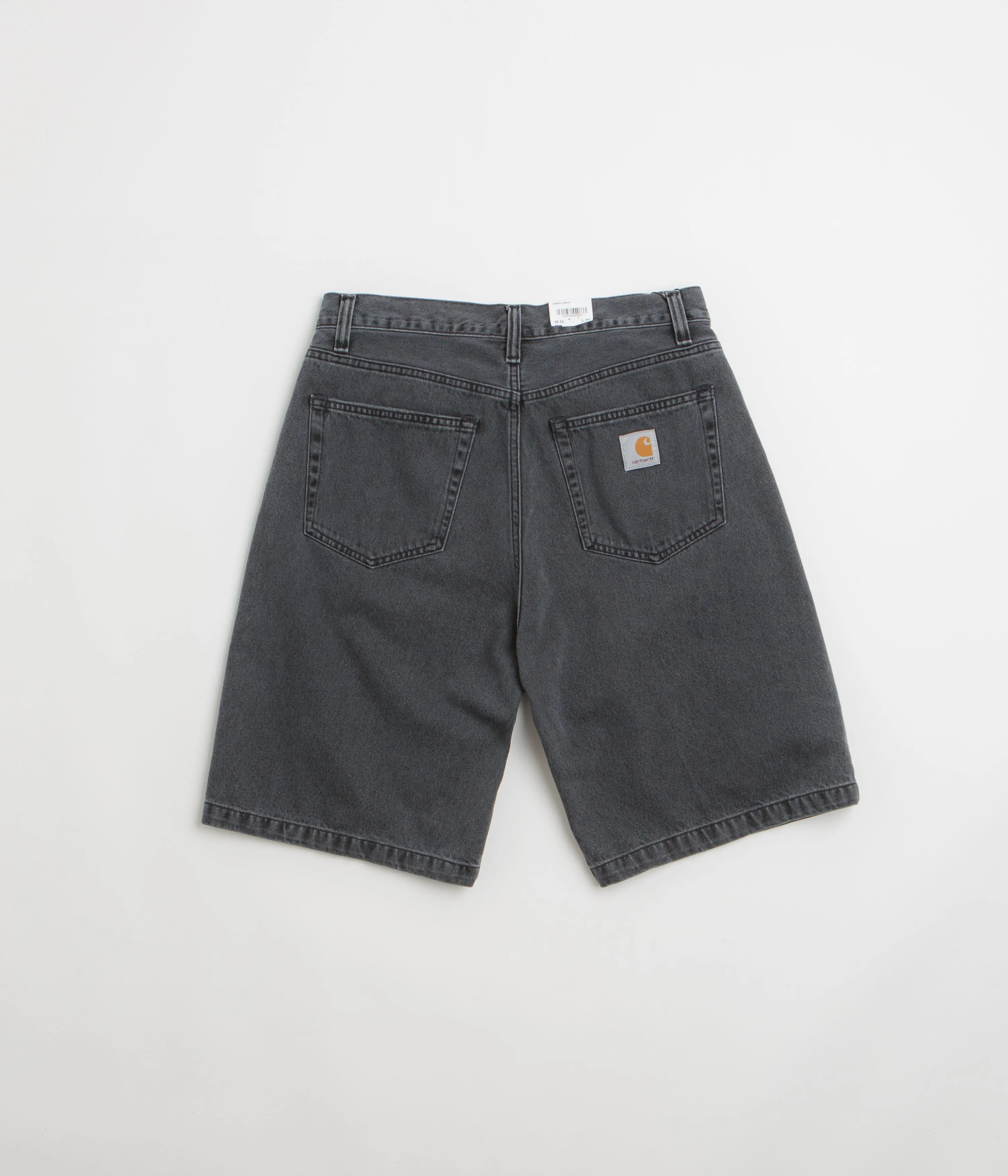 Carhartt Landon Shorts - Schwarz Heavy Stone Wash Carhartt