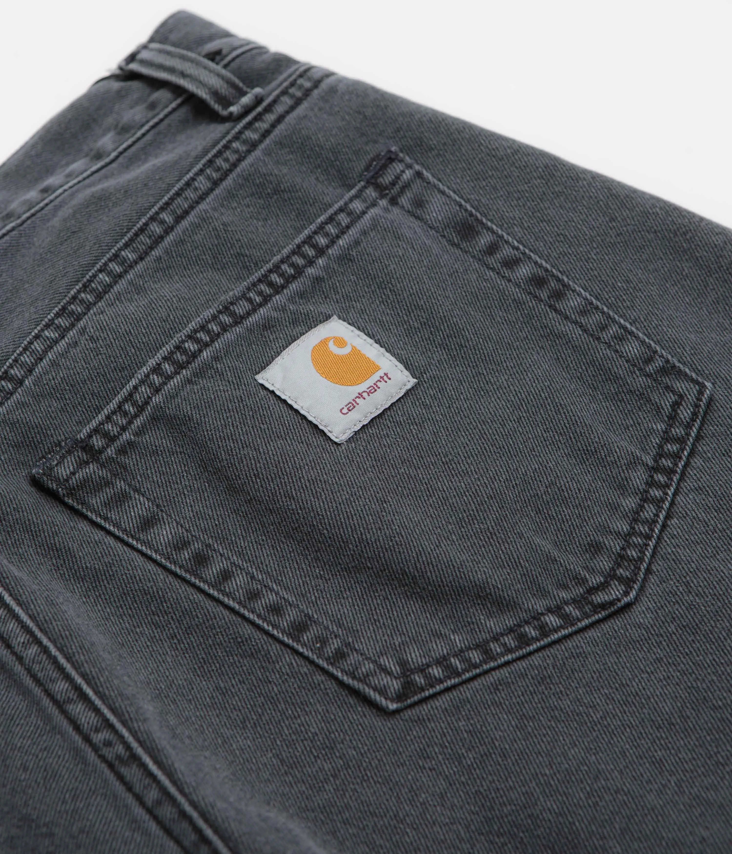 Carhartt Landon Shorts - Schwarz Heavy Stone Wash Carhartt