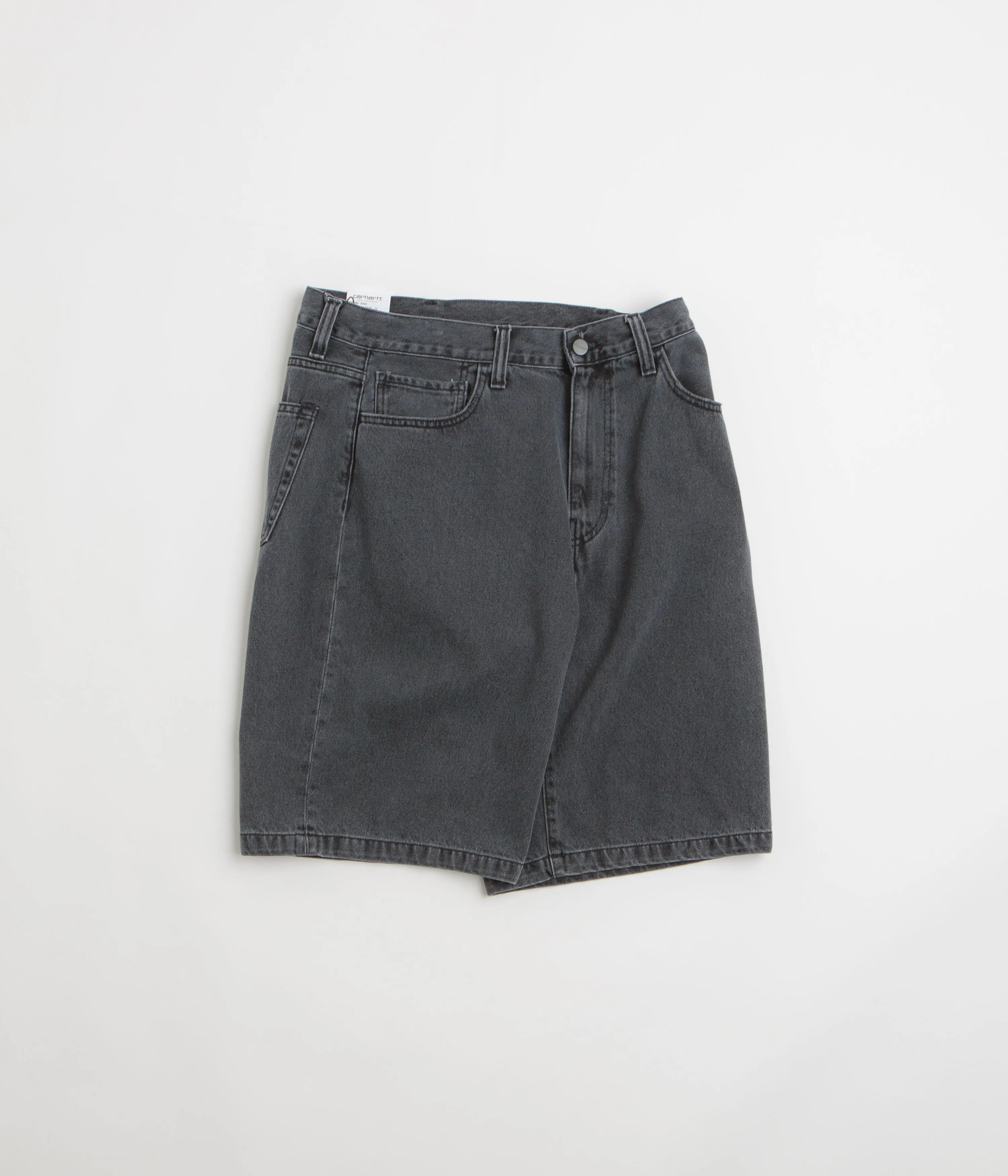 Carhartt Landon Shorts - Schwarz Heavy Stone Wash Carhartt