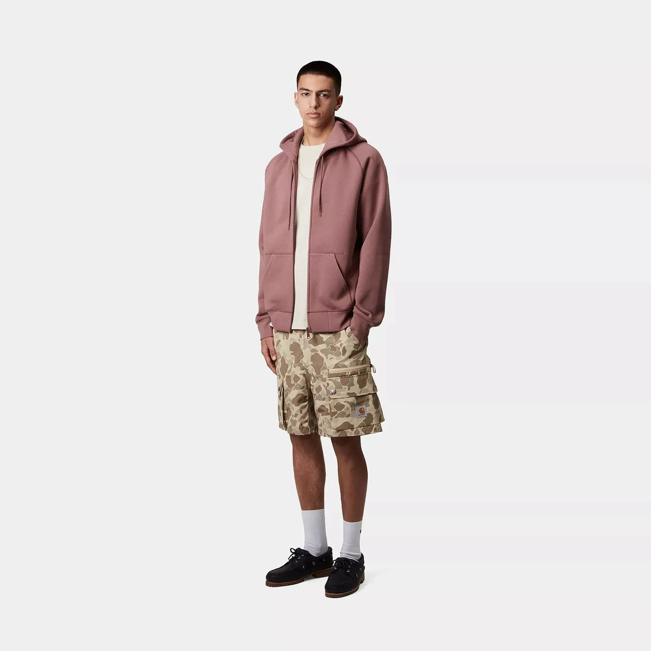 Carhartt WIP Kapuzen-Chase-Jacke Duskypink / Gold