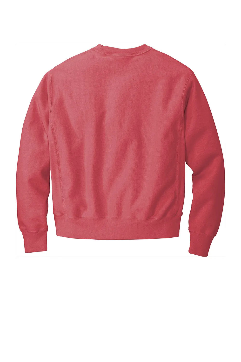 Champion Herren Reverse Weave Garment Dyed Crewneck Sweatshirt - Karmesinrot