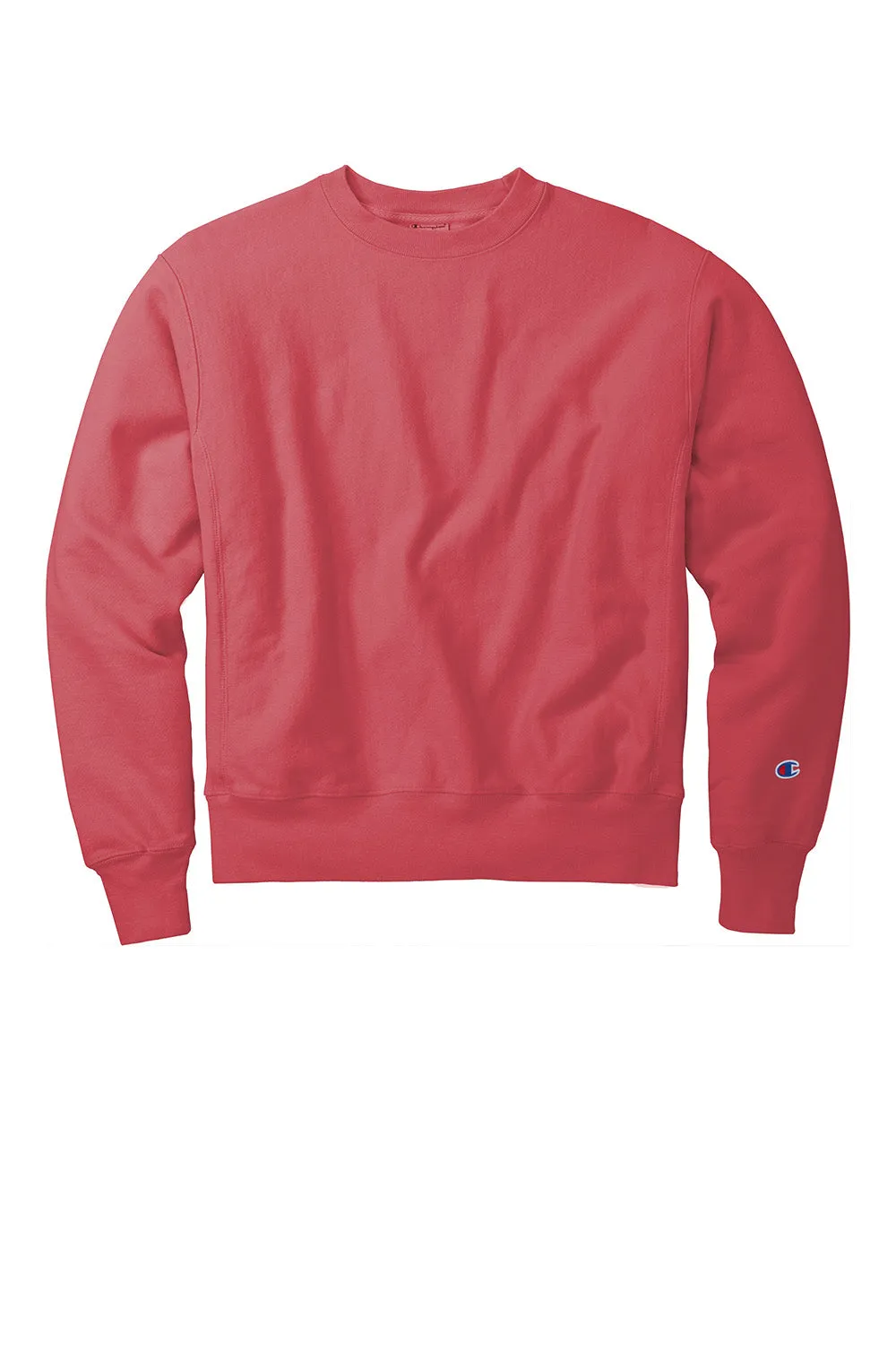 Champion Herren Reverse Weave Garment Dyed Crewneck Sweatshirt - Karmesinrot