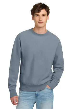Champion Herren Reverse Weave Garment Dyed Crewneck Sweatshirt - Salzwasserblau