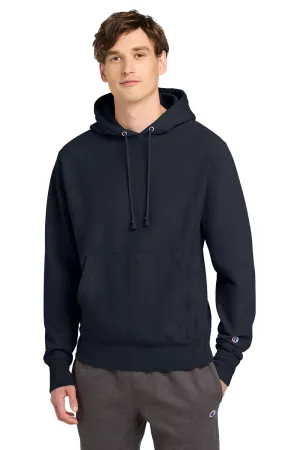 Champion Herren Reverse Weave Garment Dyed Kapuzenpullover mit Kangaroo-Tasche - Marineblau