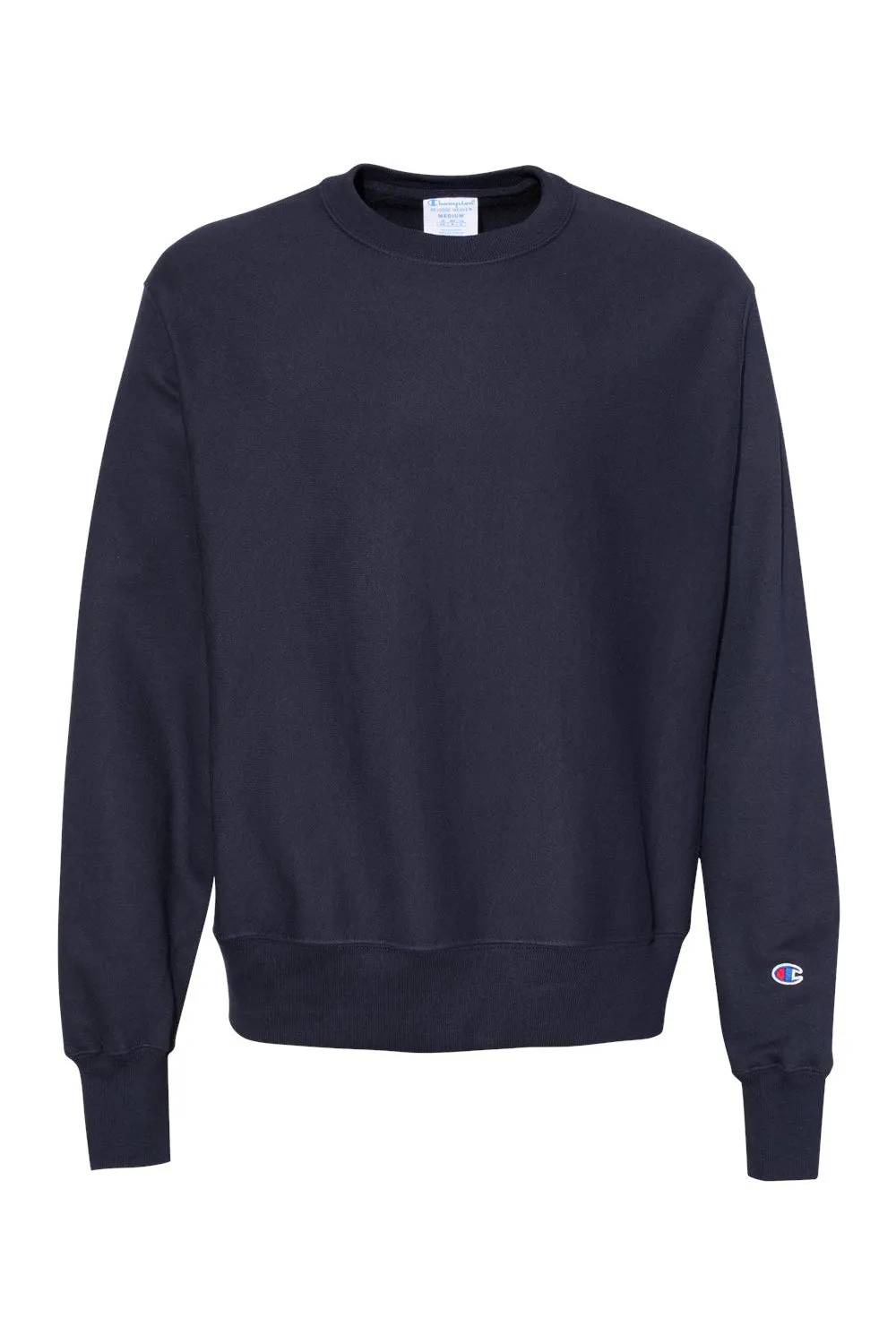 Champion Herren Rundhalspullover mit Schrumpffestigkeit - Marineblau