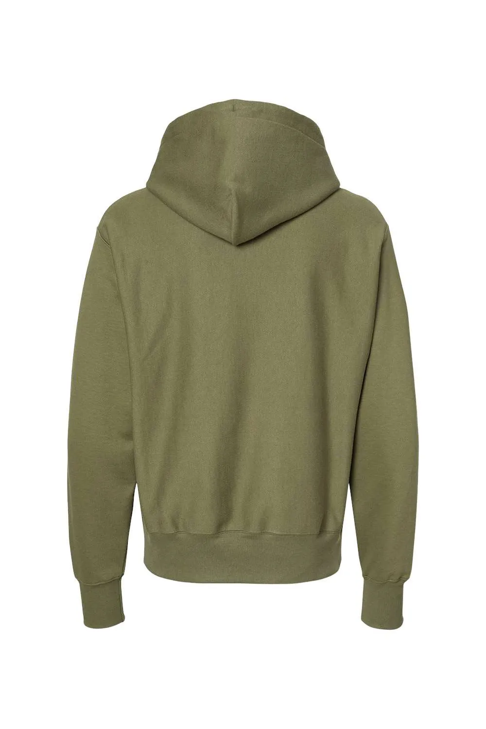 Champion Herren Kapuzenpullover mit Tasche - Schrumpffest - Frisches Olivgrün