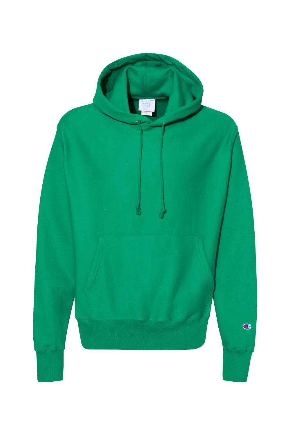 Champion Herren Kapuzenpullover mit pflegeleichtem Material und Kangaroo-Tasche - Kellygrün