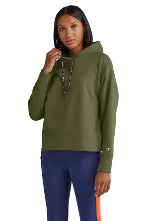 Champion Damen Sport Kapuzenpullover Hoodie - Frisches Olivgrün