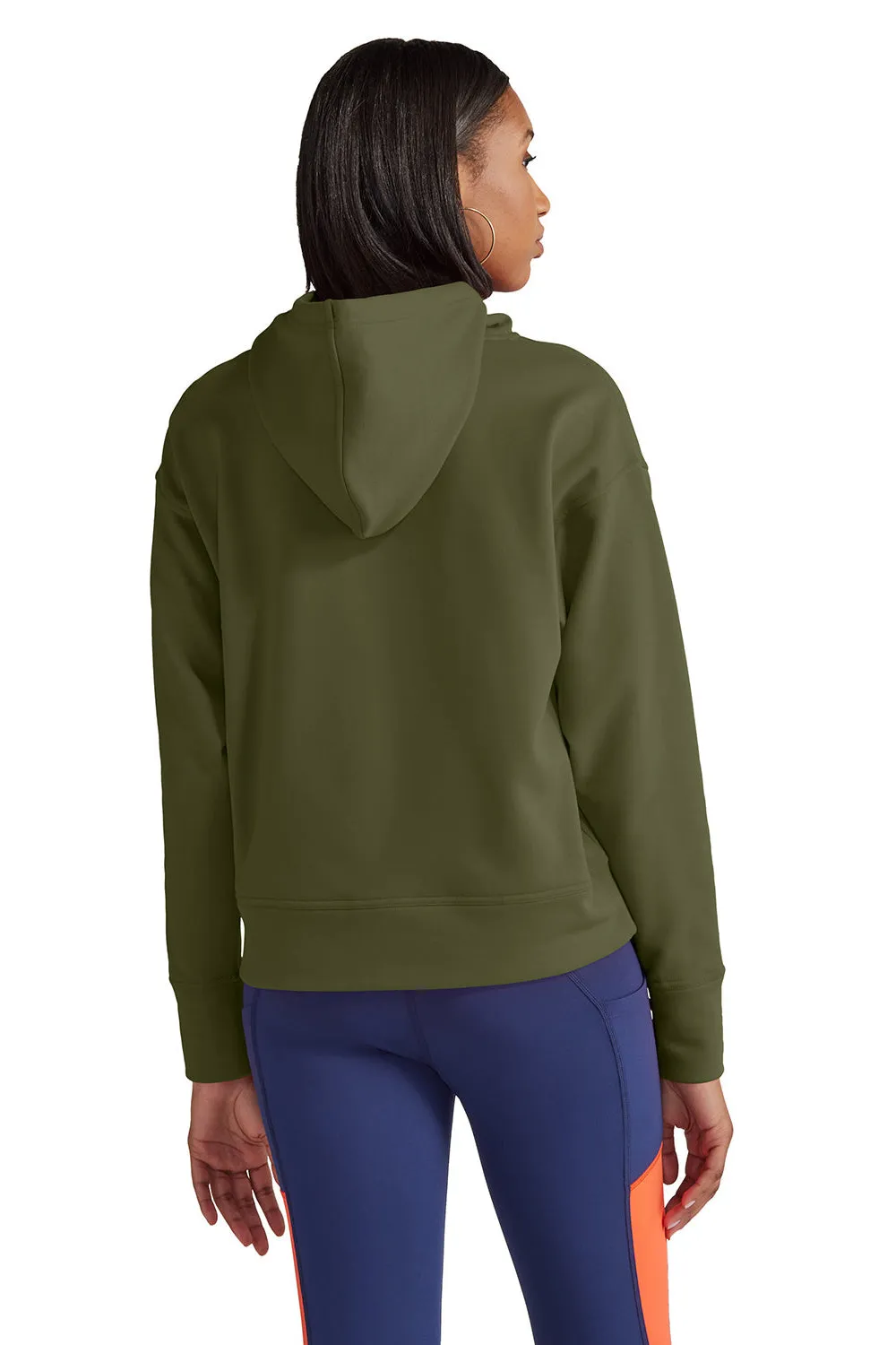 Champion Damen Sport Kapuzenpullover Hoodie - Frisches Olivgrün