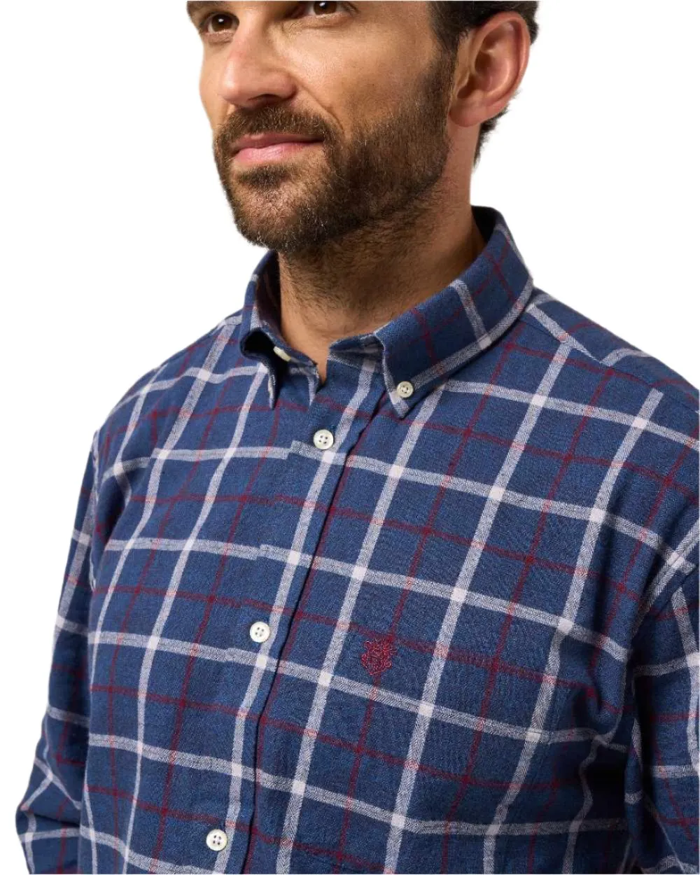Bekleidung Alan Paine Alan Paine Ilkley Flanell Hemd mit Knopfkragen