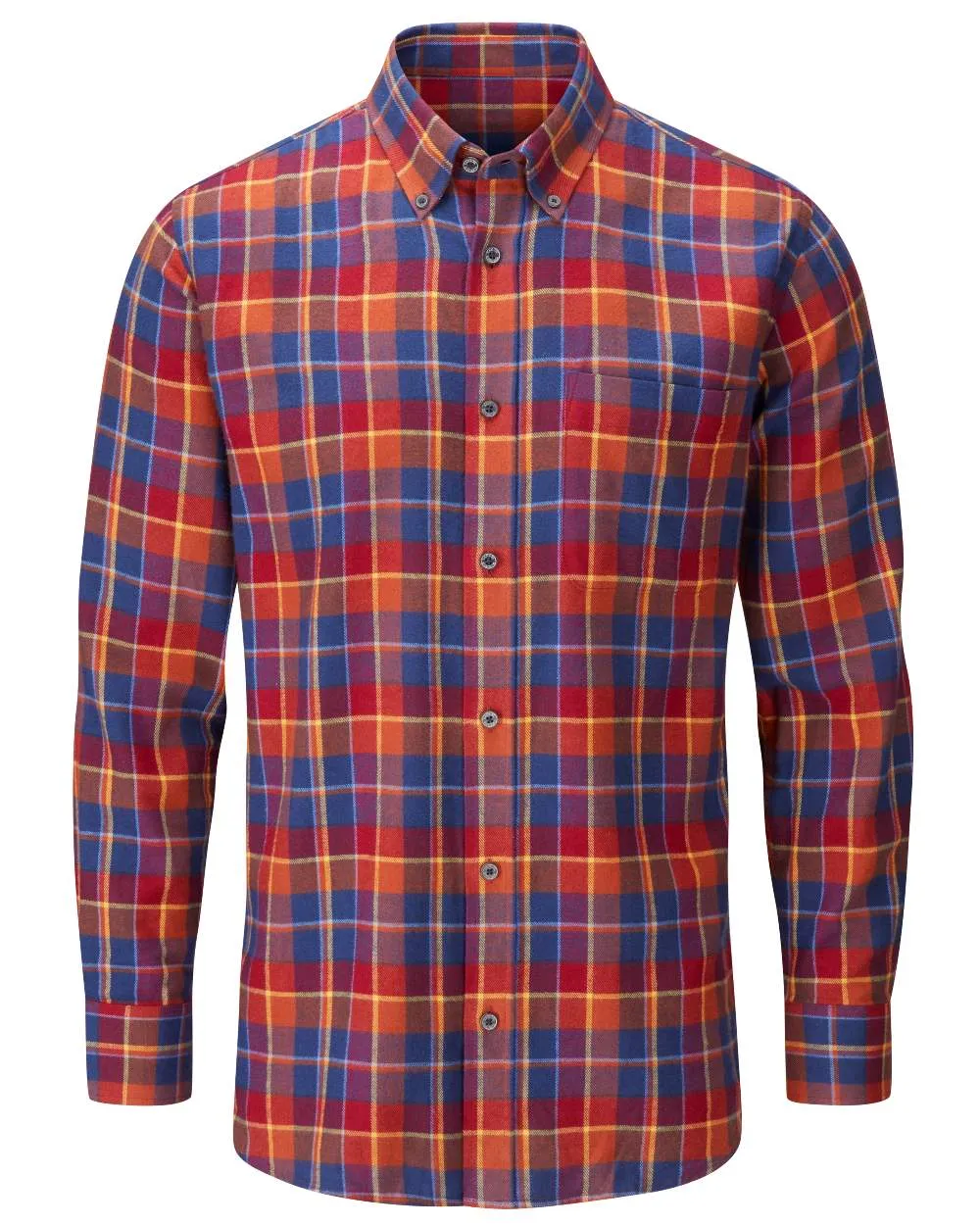 Bekleidung Alan Paine Alan Paine Ilkley Flanell Hemd mit Knopfkragen